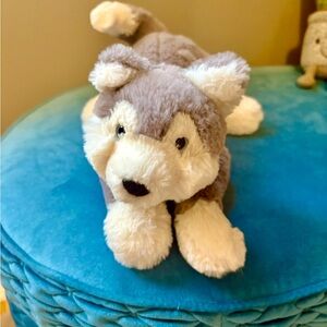 Jellycat Little Hudson Husky BNWT Rare and Retired